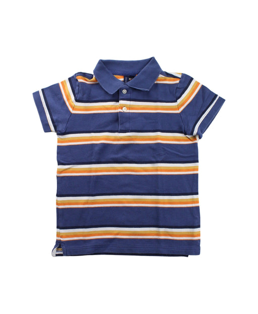 A Blue Short Sleeve Polos from Janie & Jack in size 6T for boy. (Front View)