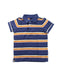 A Blue Short Sleeve Polos from Janie & Jack in size 6T for boy. (Front View)