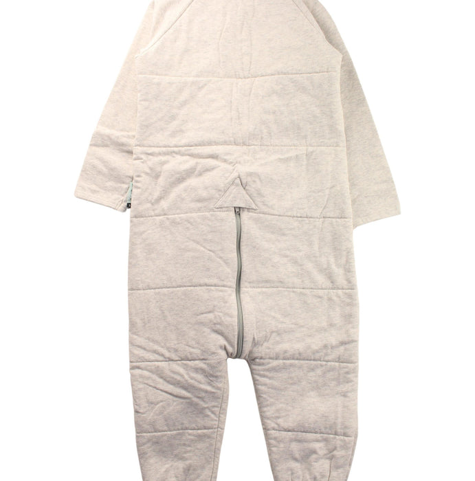A White Sleepsacs from ErgoPouch in size 5T for neutral. (Back View)