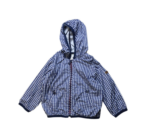 A Blue Lightweight Jackets from Cyrillus in size 12-18M for boy. (Front View)