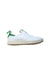A Green Slip Ons from Adidas in size 3T for boy. (Front View)