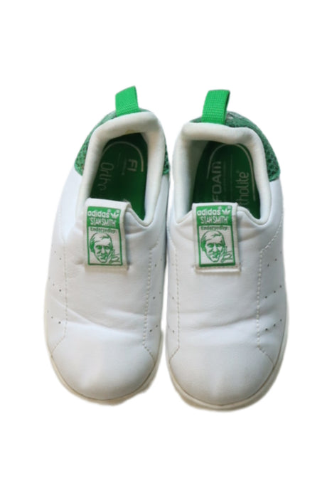 A Green Slip Ons from Adidas in size 3T for boy. (Back View)