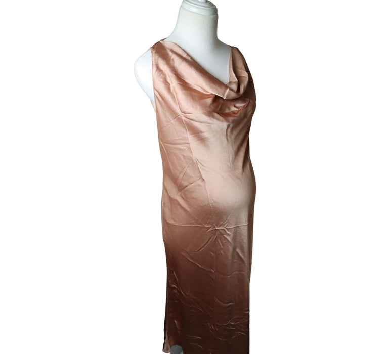A Peach Sleeveless Dresses from Hatch in size S for maternity. (Front View)