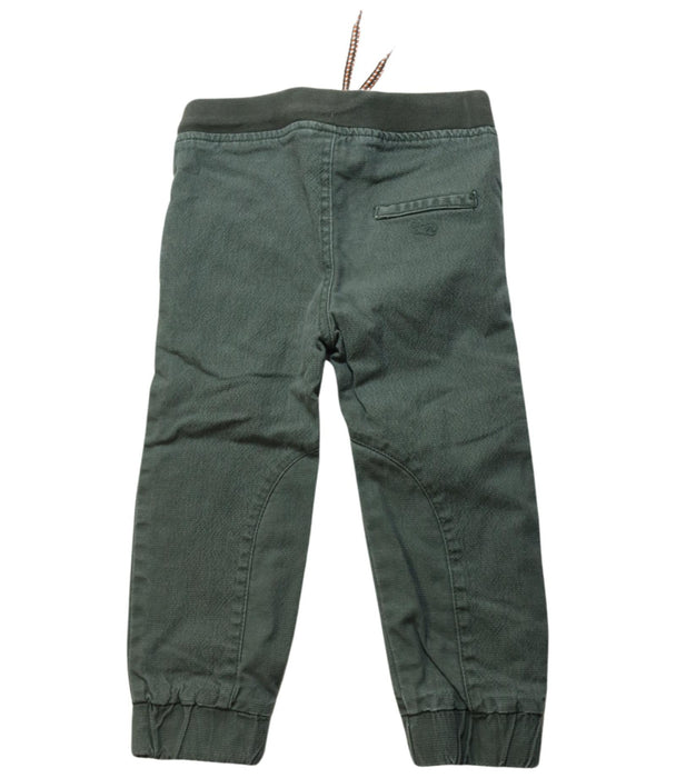 A Green Casual Pants from La Compagnie des Petits in size 3T for boy. (Back View)
