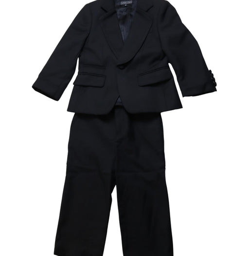 A Black Suits from Nicholas & Bears in size 2T for boy. (Front View)