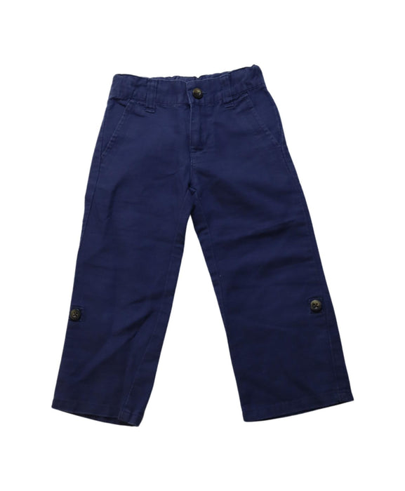 A Blue Casual Pants from Janie & Jack in size 2T for boy. (Front View)