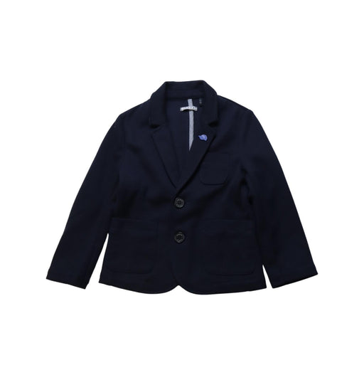 A Black Blazers from IKKS in size 4T for boy. (Front View)