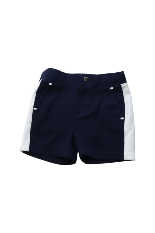 A Navy Shorts from Jacadi in size 4T for girl. (Front View)