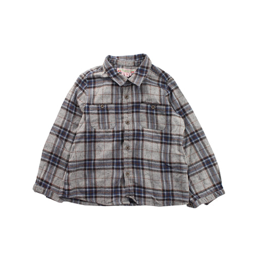 A Grey Long Sleeve Shirts from Bonpoint in size 3T for boy. (Front View)