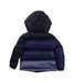 A Blue Puffer/Quilted Jackets from Moncler in size 2T for boy. (Back View)