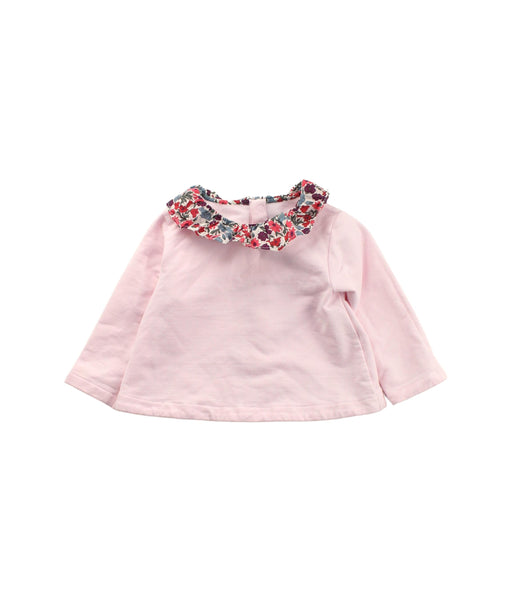A Pink Pants Sets from Jacadi in size 6-12M for girl. (Front View)