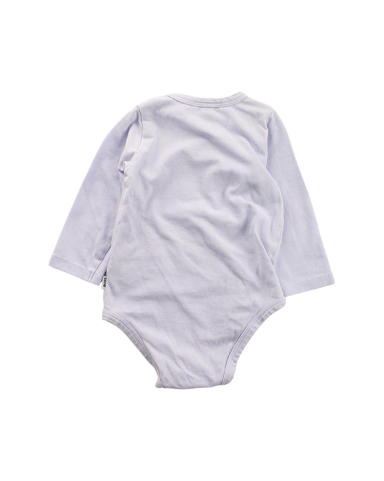 A Blue Long Sleeve Bodysuits from Boss in size 3-6M for boy. (Back View)