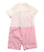 A Pink Short Sleeve Rompers from Nicholas & Bears in size 3-6M for girl. (Back View)