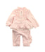 A Pink Long Sleeve Jumpsuits from Nicholas & Bears in size 3-6M for girl. (Front View)