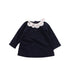 A Blue Long Sleeve Dresses from Jacadi in size 6-12M for girl. (Front View)