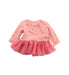 A Pink Sweater Dresses from Momonittu in size 6-12M for girl. (Back View)