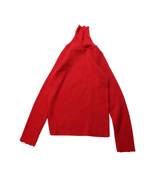 A Red Long Sleeve Tops from Jacadi in size 8Y for girl. (Front View)