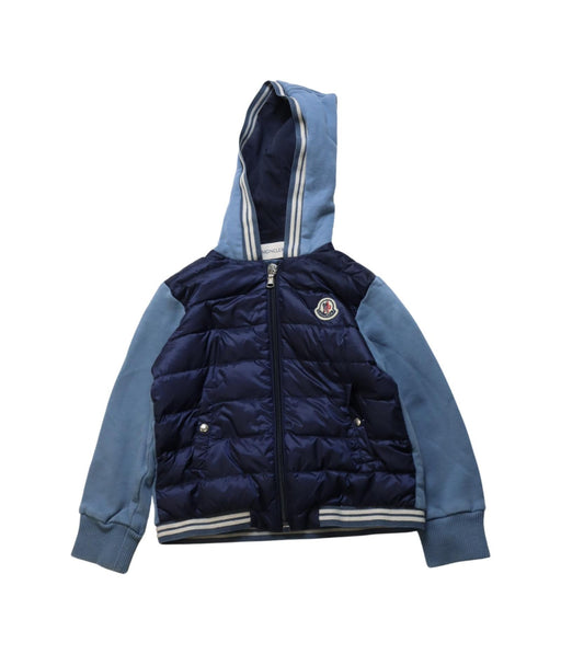 A Multicolour Puffer/Quilted Jackets from Moncler in size 2T for boy. (Front View)