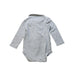 A Grey Long Sleeve Bodysuits from Andy & Evan in size 12-18M for boy. (Back View)