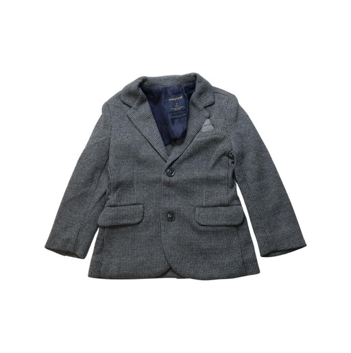 A Grey Blazers from Mayoral in size 2T for boy. (Front View)
