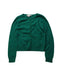 A Green Cardigans from Bonpoint in size 8Y for girl. (Front View)