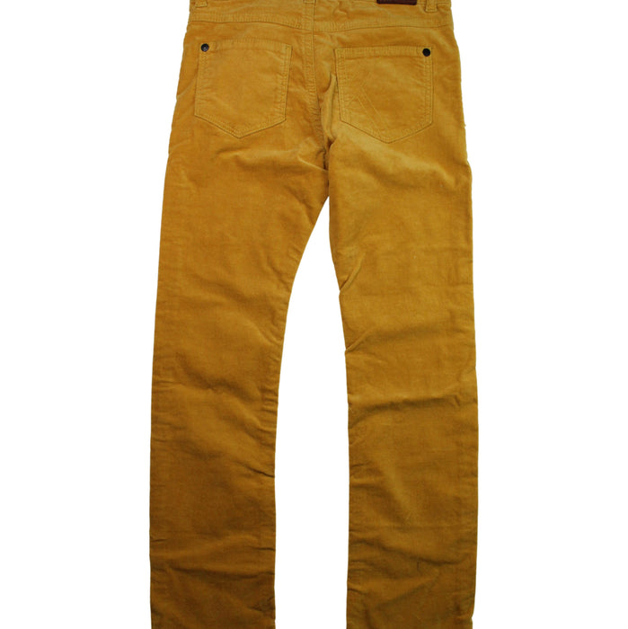 A Yellow Casual Pants from IKKS in size 4T for boy. (Back View)