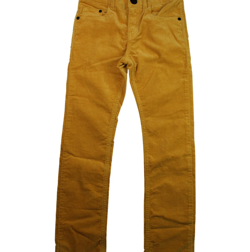 A Yellow Casual Pants from IKKS in size 4T for boy. (Front View)