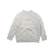 A Grey Knit Sweaters from Il Gufo in size 4T for boy. (Front View)