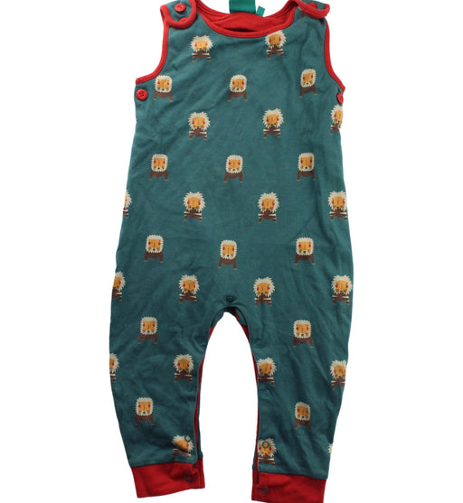 A Green Sleeveless Jumpsuits from Little Green Radicals in size 18-24M for boy. (Front View)