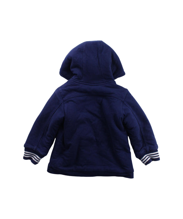 A Blue Lightweight Jackets from Adidas in size 12-18M for boy. (Back View)