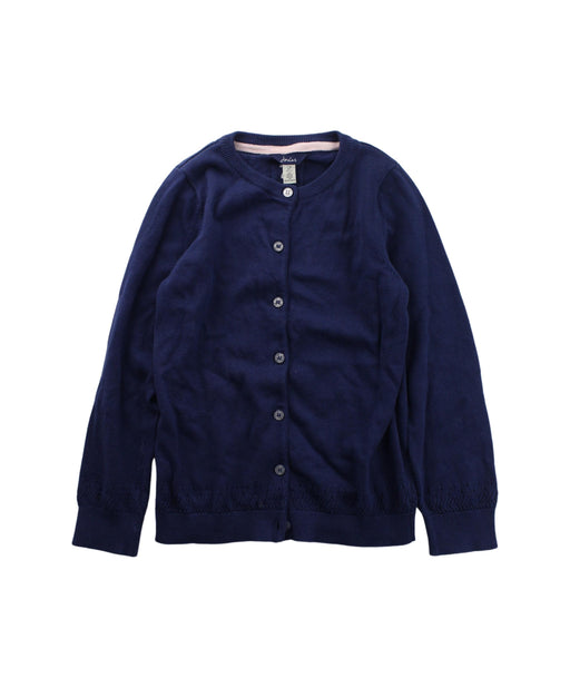 A Blue Cardigans from Joules in size 7Y for boy. (Front View)
