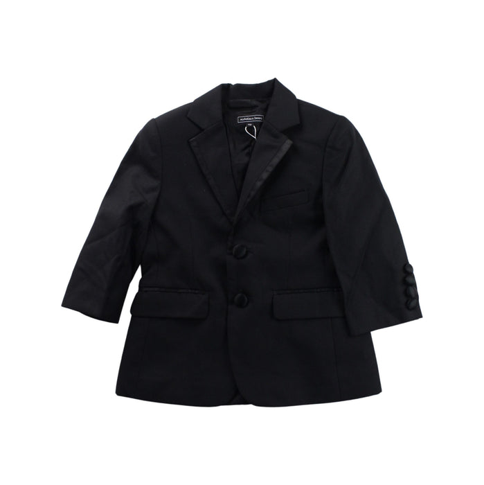 A Black Blazers from Nicholas & Bears in size 12-18M for boy. (Front View)
