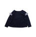 A Blue Long Sleeve Tops from Seed in size 5T for girl. (Back View)