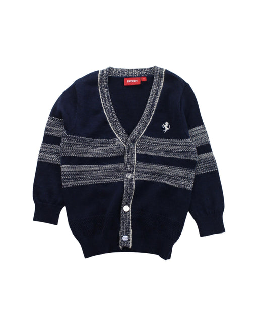 A Blue Cardigans from Ferrari in size 2T for boy. (Front View)