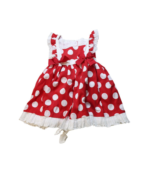 A White Sleeveless Dresses from Pretty Originals in size 5T for girl. (Front View)