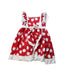 A White Sleeveless Dresses from Pretty Originals in size 5T for girl. (Back View)