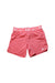 A Pink Shorts from Nike in size 7Y for girl. (Front View)
