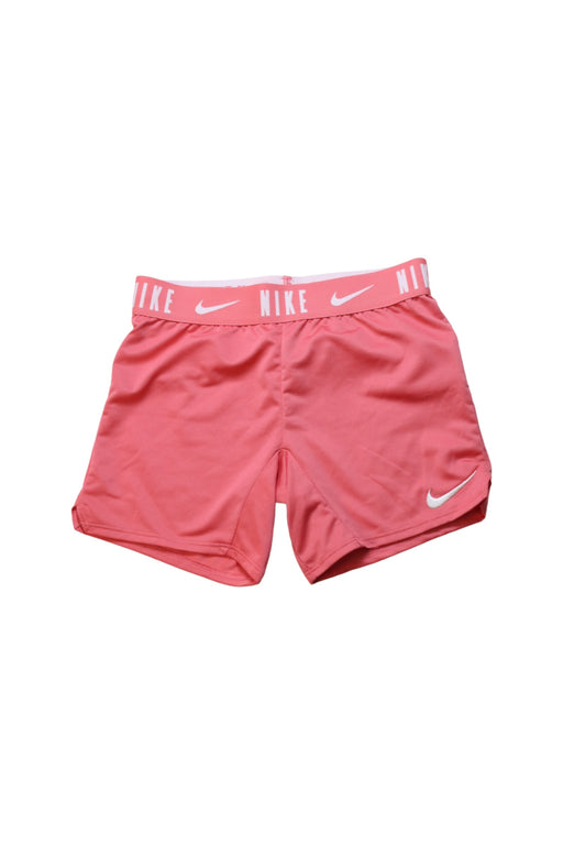 A Pink Shorts from Nike in size 7Y for girl. (Front View)