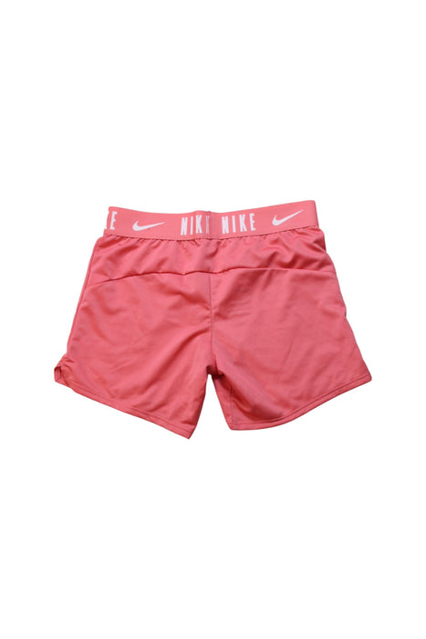 A Pink Shorts from Nike in size 7Y for girl. (Back View)