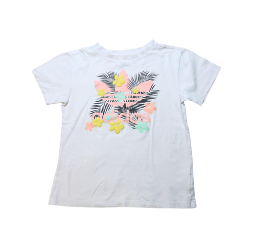 A Multicolour Short Sleeve T Shirts from Adidas in size 7Y for girl. (Front View)