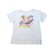 A Multicolour Short Sleeve T Shirts from Adidas in size 7Y for girl. (Front View)