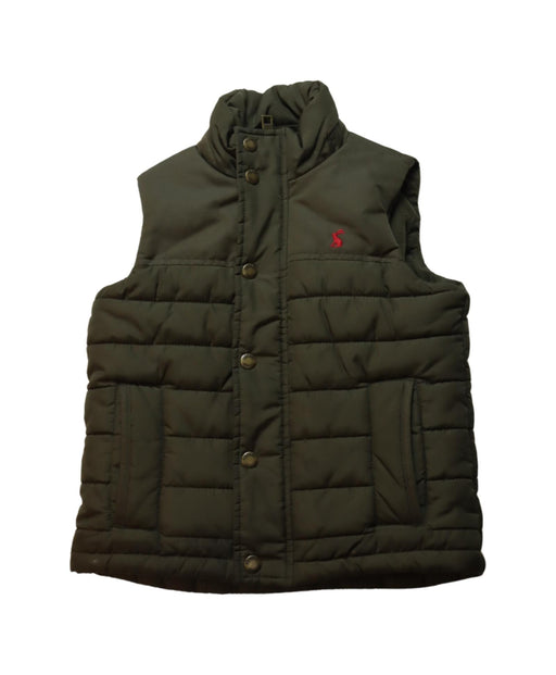 A Green Outerwear Vests from Joules in size 5T for neutral. (Front View)
