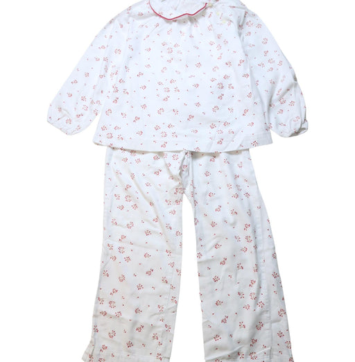 A Red Pyjama Sets from Jacadi in size 7Y for girl. (Front View)
