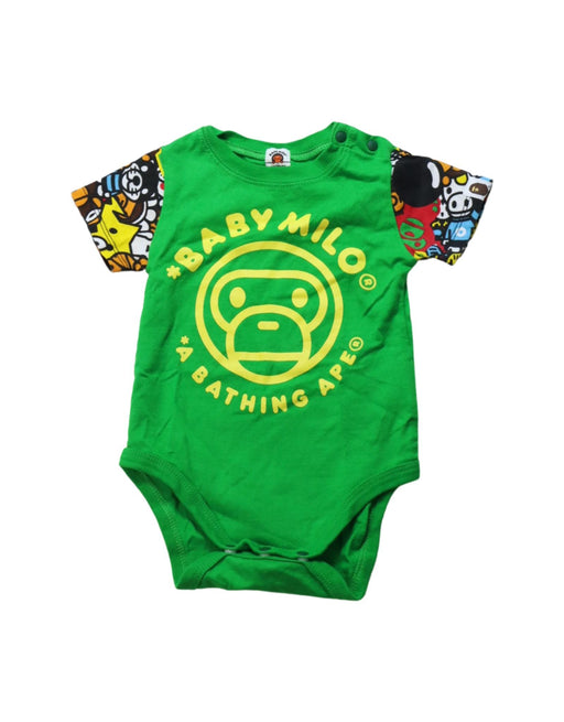 A Multicolour Short Sleeve Bodysuits from Bape by A Bathing Ape in size 3-6M for boy. (Front View)