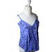 A Blue Sleeveless Tops from Witchery in size S for maternity. (Front View)