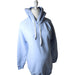 A Blue Hooded Sweatshirts from Isabella Oliver in size XS for maternity. (Front View)