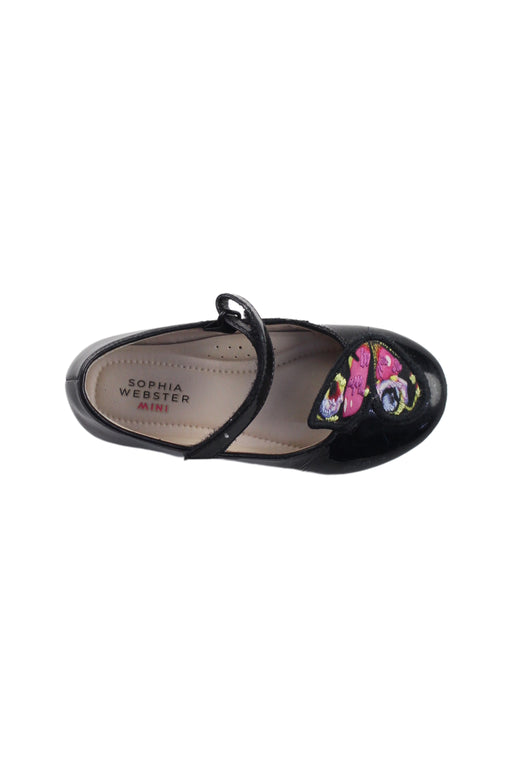 A Black Flats from Sophia Webster in size 4T for girl. (Front View)
