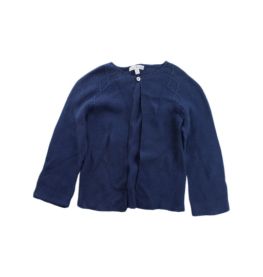 A Blue Cardigans from Fina Ejerique in size 4T for girl. (Front View)