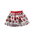 A Red Short Skirts from Jessie and James in size 4T for girl. (Front View)