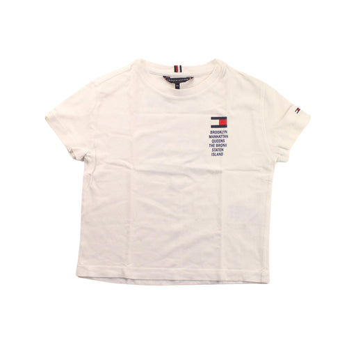 A White Short Sleeve T Shirts from Tommy Hilfiger in size 4T for neutral. (Front View)